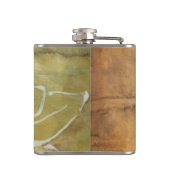 Flasques Peinture Abstraite en silhouette sur Arrière - pla (Dos)