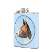 Flasques Peinture Basenji - Belle Art Original (Gauche)