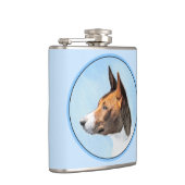 Flasques Peinture Basenji - Belle Art Original (Droite)