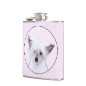 Flasques Peinture chinoise en poudre - Art Chien (Gauche)