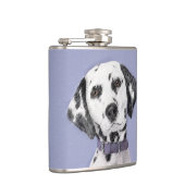 Flasques Peinture Dalmatienne - Cute Original Chien Art (Droite)