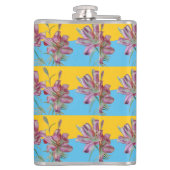 Flasques Peinture d'aquarelle rose Filles Art floral 532 (Dos)