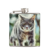 Flasques Peinture de chat (Devant)