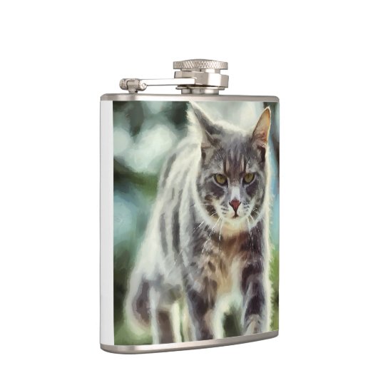 Flasques Peinture de chat (Droite)