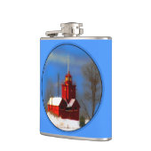 Flasques Peinture de phare rouge - Art original (Gauche)