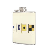 Flasques Peinture de quatre drapeaux avec la voile écrite (Gauche)