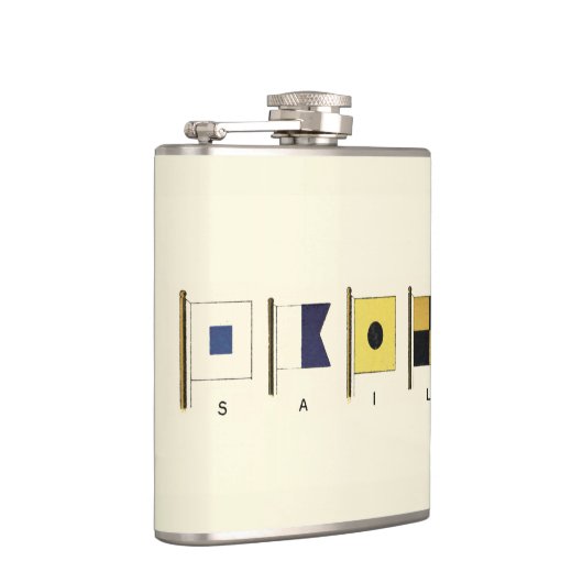 Flasques Peinture de quatre drapeaux avec la voile écrite (Droite)