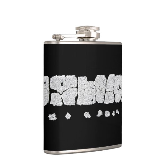 Flasques Peinture de route fissurée (Droite)