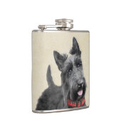 Flasques Peinture écossaise Terrier - Cute Original Chien A (Droite)