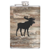 Flasques Peinture en bois d'orignal style rustique (Devant)