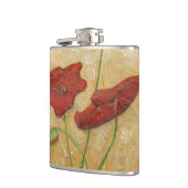 Flasques Peinture florale avec traits de pinceau visibles (Gauche)