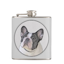 Peinture française de Bulldog (Pied de broche) - A