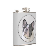 Flasques Peinture française de Bulldog (Pied de broche) - A (Droite)