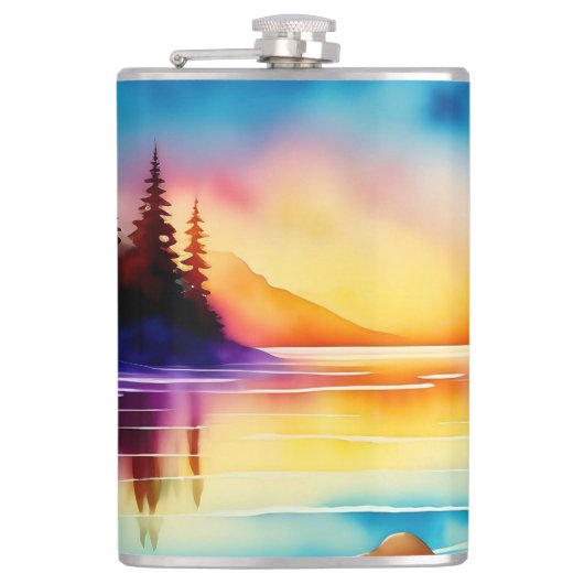 Flasques Peinture Lake House Par Water-86745 (Devant)