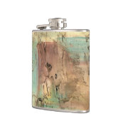 Flasques Peinture sur la Terre avec surface fissurée (Gauche)