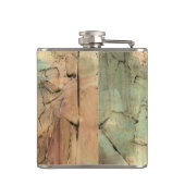 Flasques Peinture sur la Terre avec surface fissurée (Dos)