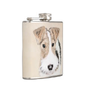 Flasques Peinture Terrier de Renard de fil - Cute Original  (Droite)