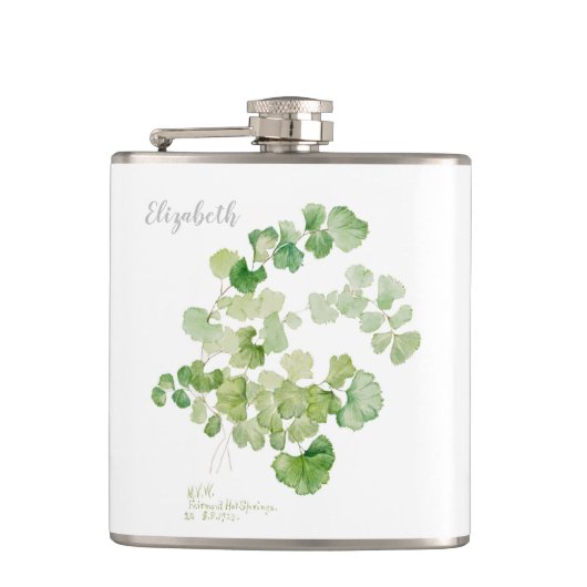 Flasques Peinture vintage d'aquarelle botanique (Devant)