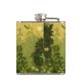 Flasques Pelouse d'été, peinture en laine, nuances vert pay (Dos)