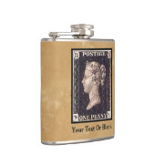 Flasques Penny Black Postage Timbre (Droite)