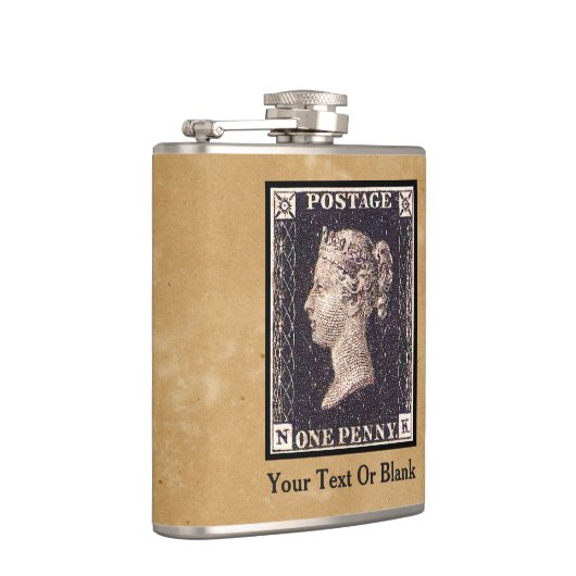 Flasques Penny Black Postage Timbre (Droite)