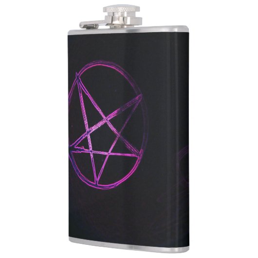 Flasques Pentagram violet de Yaei (Gauche)