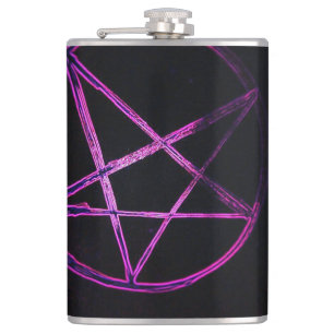 Flasques pentagramme jaune