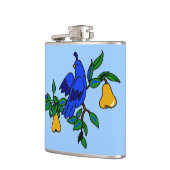 Flasques Perdrix Dans Une Fiole D'Arbre À Poires (Gauche)