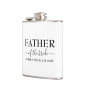 Flasques Père De La Mariée Mariage Fête Personnalisé (Gauche)