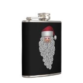 Flasques Père Noël festive avec barbe bouclée (Droite)