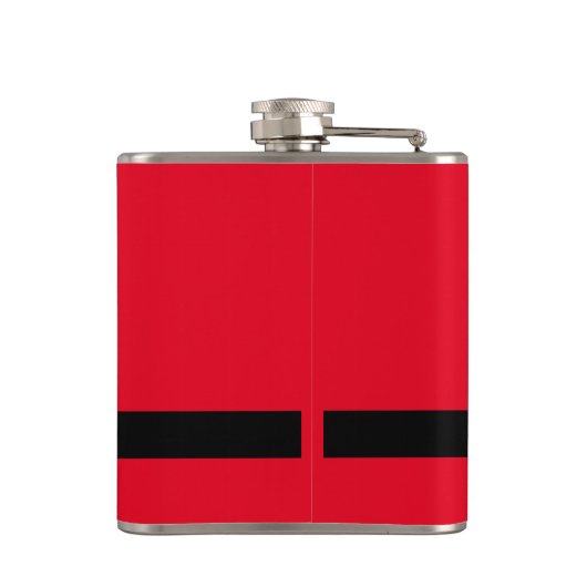 Flasques Père Noël Helper Script de Noël Rouge Blanc (Dos)