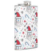 Flasques Père Noël illustration Fouets de stockage de Noël (Droite)