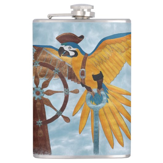 Flasques Perroquet de pirates (Devant)