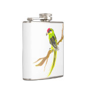 Flasques Perroquet sur une branche. Peinture aquarelle. Art (Droite)