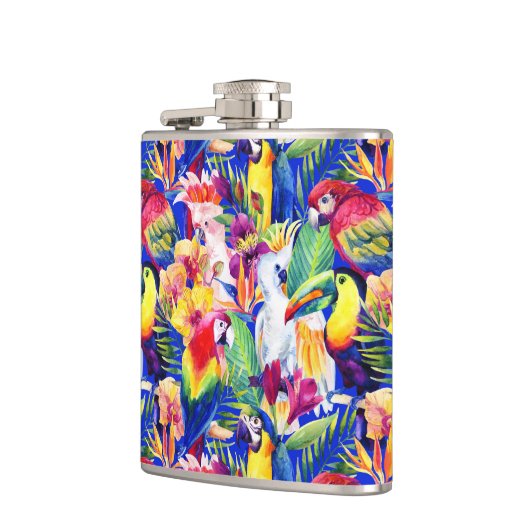 Flasques Perroquets d'aquarelle (Gauche)