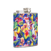 Flasques Perroquets d'aquarelle (Droite)