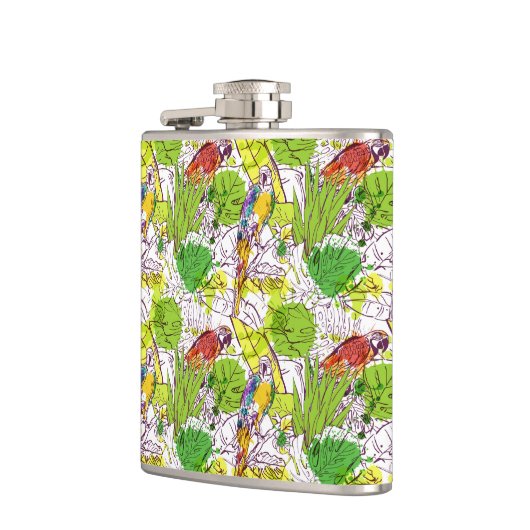 Flasques Perroquets tropicaux (Gauche)