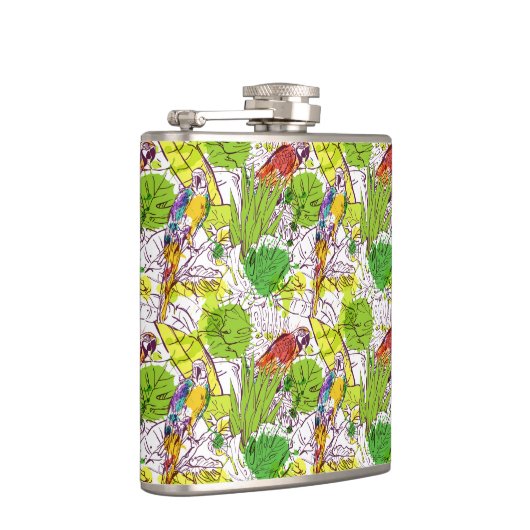 Flasques Perroquets tropicaux (Droite)