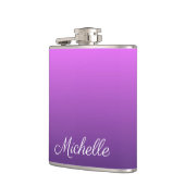 Flasques Personalisé violet ombre (Gauche)