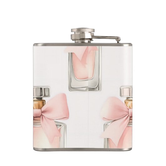 Flasques Personalized Blush Perfume Bottle Coquette Pattern (Dos)