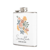 Flasques Personalized Bridesmaid Flower Boho Wedding (Gauche)