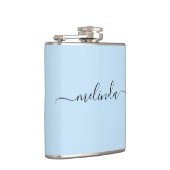 Flasques Personalized Bridesmaid Gift Pastel Blue Wedding (Droite)