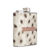Flasques Personalized Chic Neutral Leopard Animal Print (Droite)