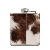 Flasques Personalized Cow Print Cowgirl Western Style Gift (Dos)