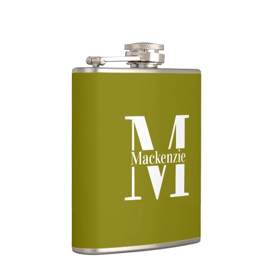 Flasques Personalized Custom Made Monogrammed Green (Droite)