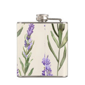 Flasques Personalized Elegant Watercolor Lavender (Dos)