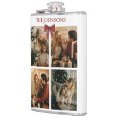 Flasques Personalized Family Christmas Photo Collage Flask (Gauche)
