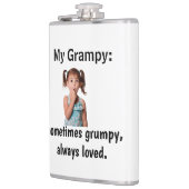 Flasques Personalized Granddaughter Grandpa Photo (Gauche)