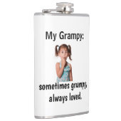 Flasques Personalized Granddaughter Grandpa Photo (Droite)