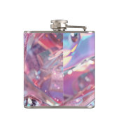 Flasques Personalized Iridescent Pink Ice with Shimmer (Dos)